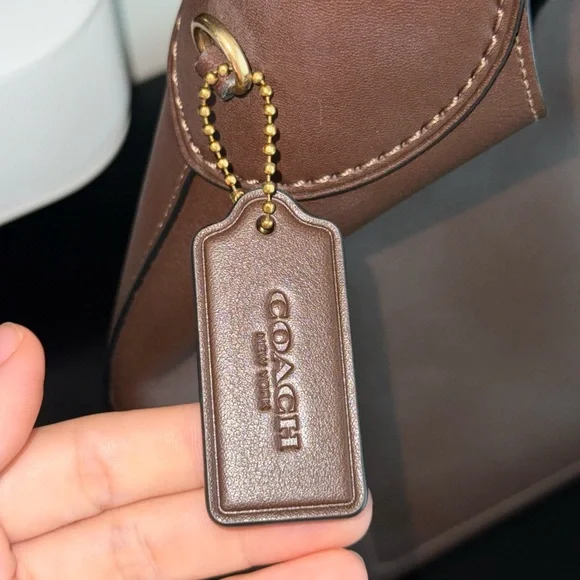 ✨ Coach Leather Hobo Shoulder Bag + Matching Wallet – Medium | Brown ✨ - Picture 3 of 5